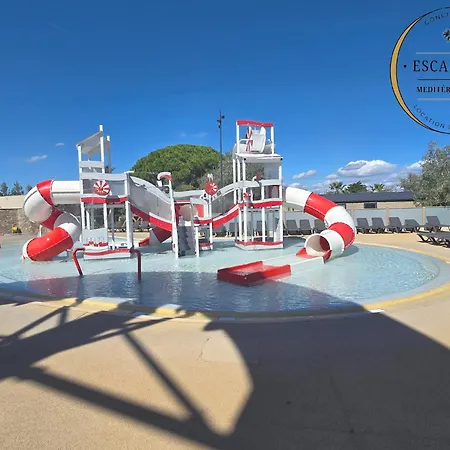Kemping Le Lounge Mobil A 200 M De La Plage, Parc Aquatique 5 Etoiles Les Dunes Torreilles