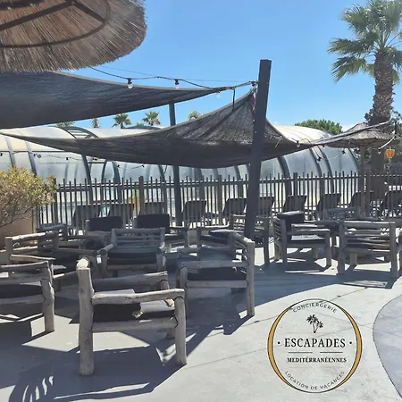 Le Lounge Mobil A 200 M De La Plage, Parc Aquatique 5 Etoiles Les Dunes Torreilles