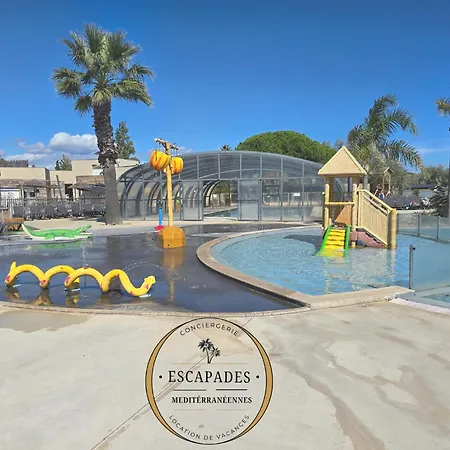 Le Lounge Mobil A 200 M De La Plage, Parc Aquatique 5 Etoiles Les Dunes *