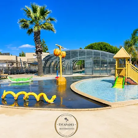 Le Lounge Mobil A 200 M De La Plage, Parc Aquatique 5 Etoiles Les Dunes * Torreilles