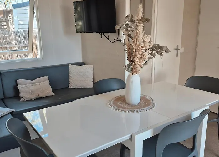 Le Lounge Mobil A 200 M De La Plage, Parc Aquatique 5 Etoiles Les Dunes * Torreilles