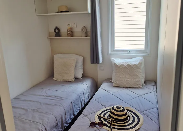 Camping Le Lounge Mobil A 200 M De La Plage, Parc Aquatique 5 Etoiles Les Dunes Torreilles