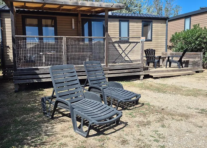 Camping Le Lounge Mobil A 200 M De La Plage, Parc Aquatique 5 Etoiles Les Dunes Torreilles